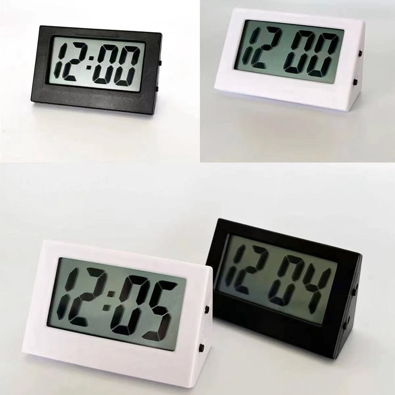 Mini Desktop Digital Clock Electronic Silent Clock Energy-saving LED ...