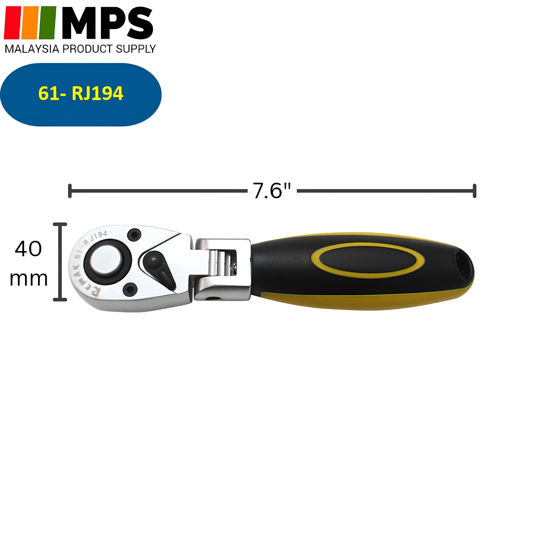 REMAX 1/2 inch FLEX STUBBY RATCHET HANDLE HEAVY DUTY MADE IN TAIWAN ...