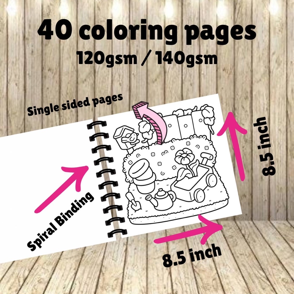 Homebody by cici slay coloring book 40 coloring pages Kertas Kertas ...