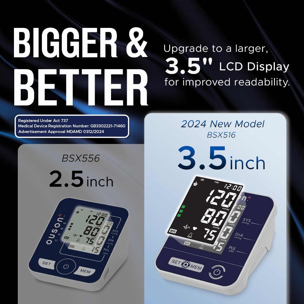 OUSON Blood Pressure Monitor Bp Blood Pressure Machine 血壓測量器 Mesin ...