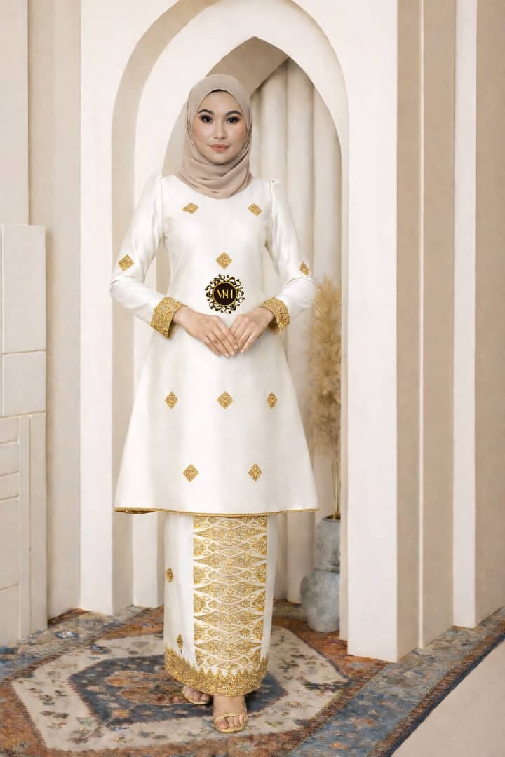 Baju Kurung Anna bunga tabur ...