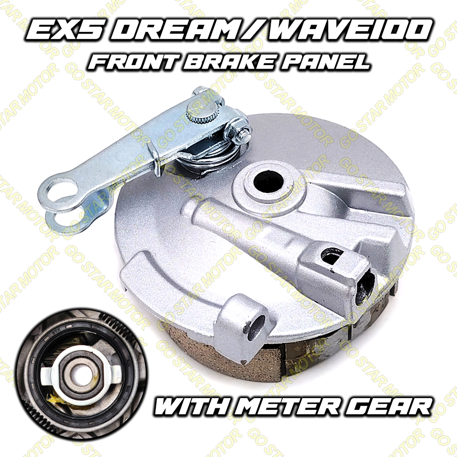 EX5DREAM EX5 DREAM WAVE100 WAVE W100 FRONT REAR BRAKE PANEL SET BRAKE ...