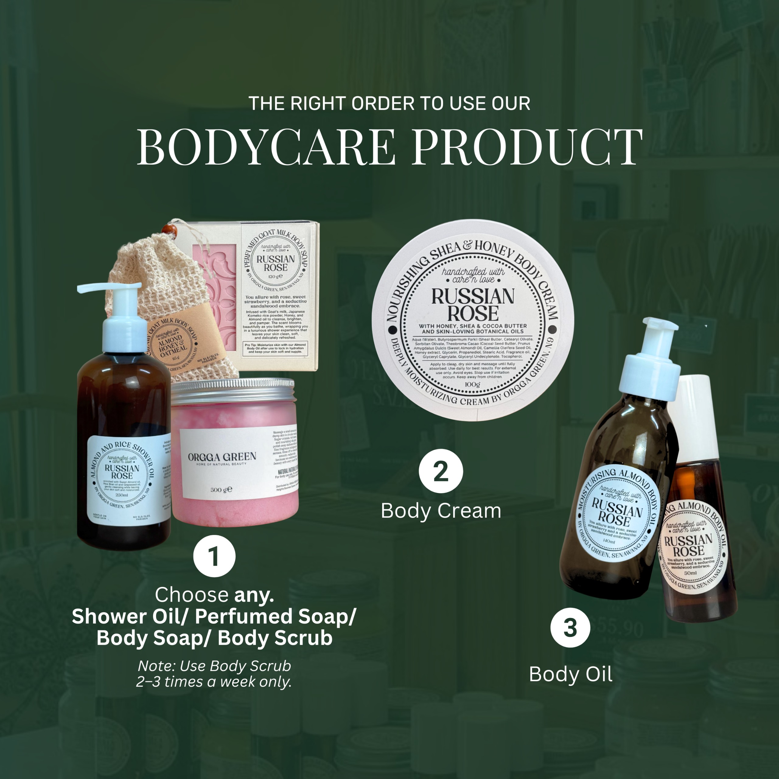 [Big Size] OG Moisturising Almond Body Oil - Fast absorbs, Moisturising ...