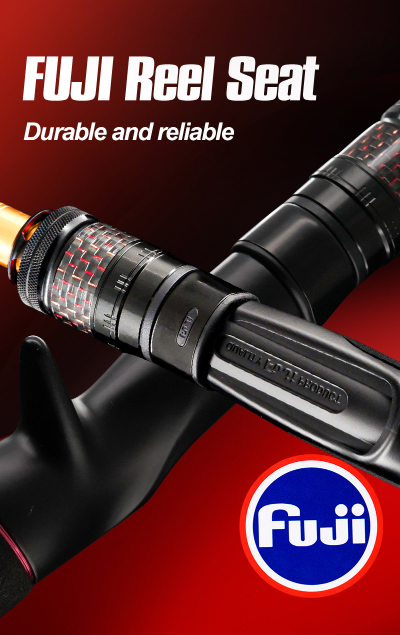 SEASIR Jyghaul Slow Jigging Fishing Rod M/ML Fujo Guide Rings Reel Seat ...