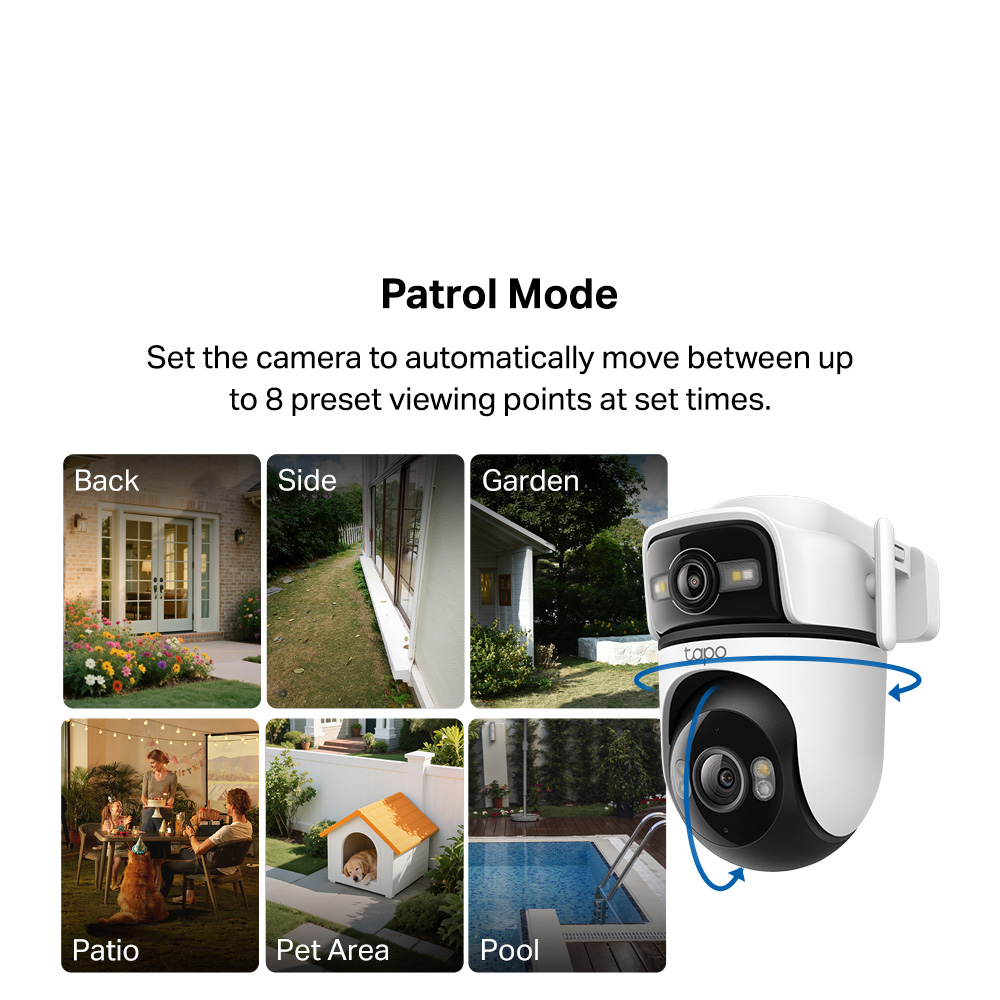 TP-Link Tapo C545D Outdoor Dual Lens 3MP 2K Security Camera | AI ...