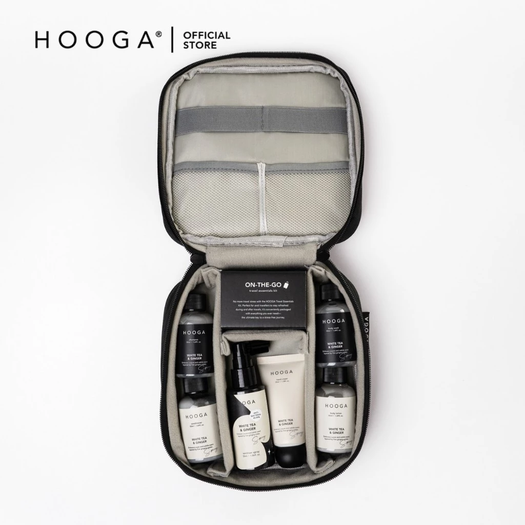 Hooga Black Series On-The-Go Travel Essential Kit (6 PIECES) | Travel ...