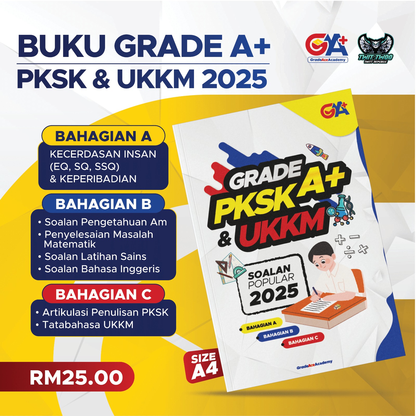BUKU PKSK | GRADE A+ PKSK & UKKM | Tahun 6 | Format Terkini SBP MRSM ...