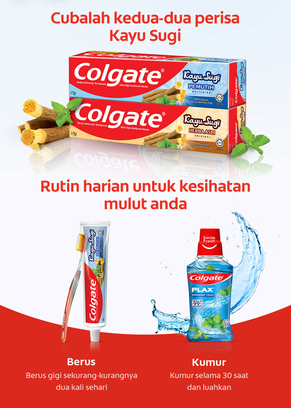Colgate Kayu Sugi Whitening Toothpaste 175g | Shopee Malaysia