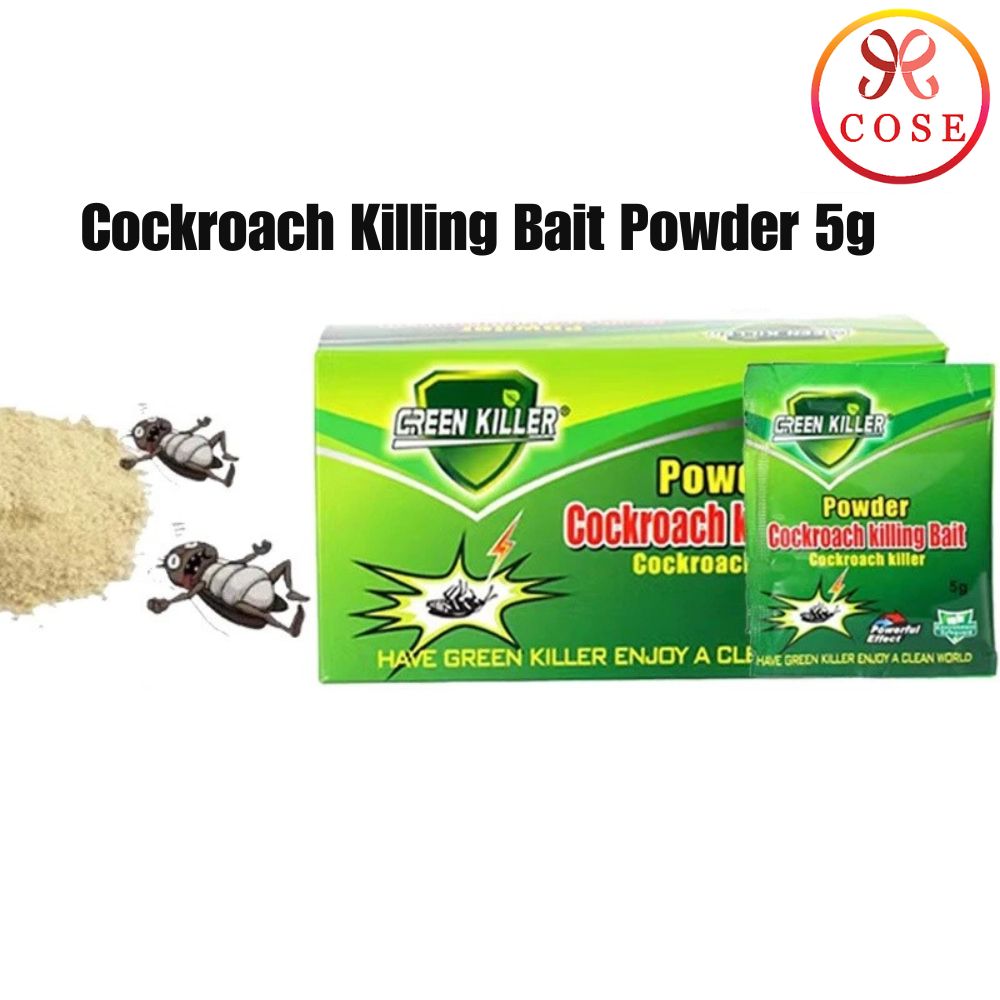 COSE 50pcs Cockroach Killing Bait Powder Green Killer Ant Killing ...