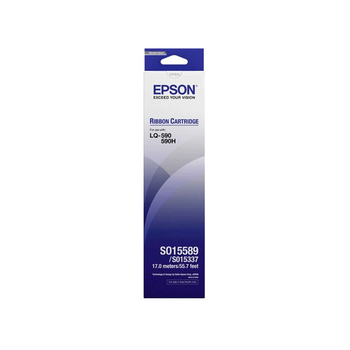 Epson LQ-590 Ribbon S015589 S015337 Dot Matrix Printer Ink Ribbon ...