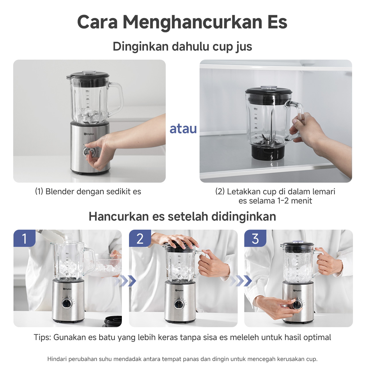 Simplus Multi-functional Ice Blender|Smoothie Maker|Baby Food Crushed ...