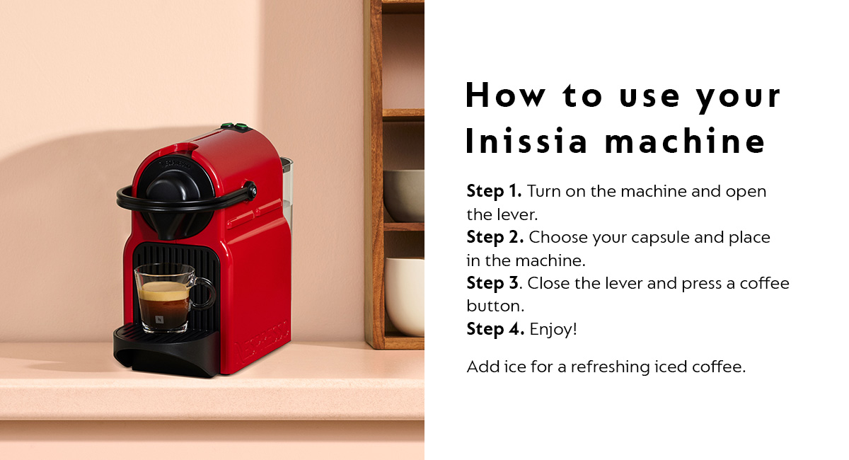 Nespresso Inissia Coffee Machine / Coffee Maker / Automated Capsule ...