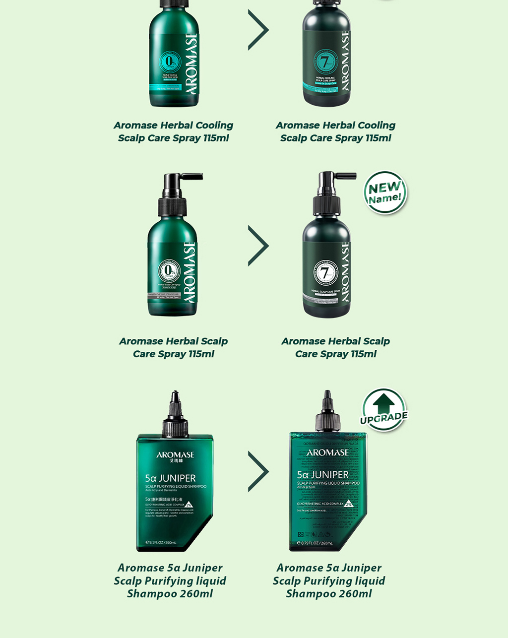 Aromase Oily Scalp/ Hair Thickening / Dandruff/ Scalp Acne /Dry Scalp ...