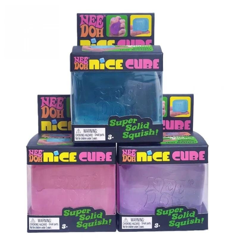 Local Stock NeeDoh Nice Cube Squishy Fidget Toy Soft Sensory Squeeze ...