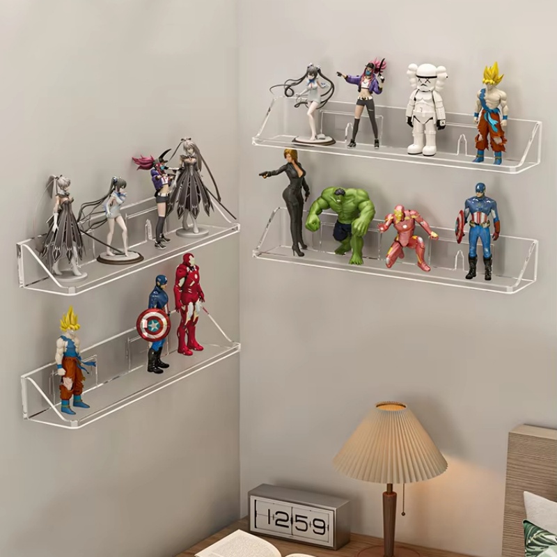 Wall Mounted Transparent Display Rack - Rak Pameran Acrylic untuk Blind ...