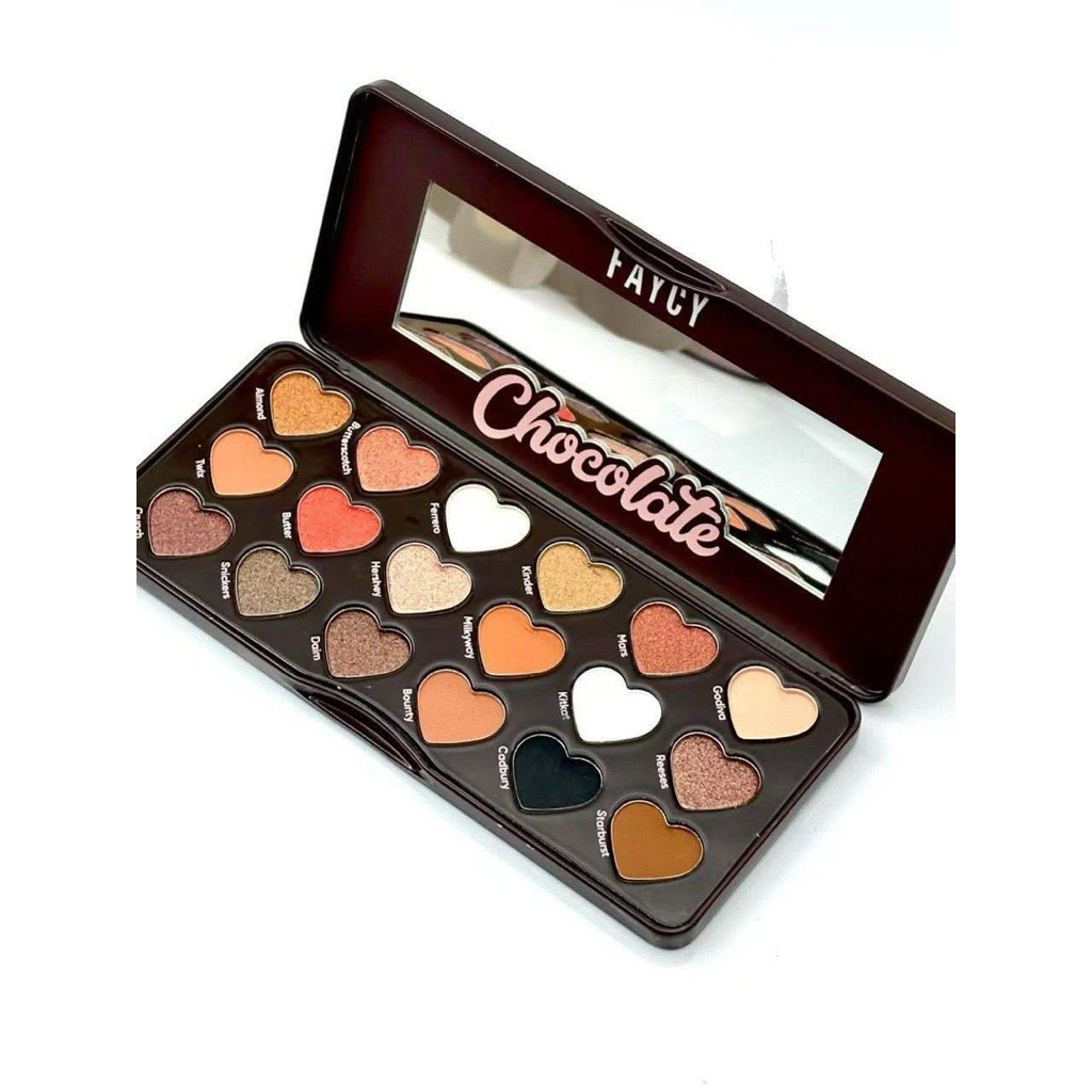 Faycy Eyeshadow Palette 18 Colors Dessert & Chocolate | Shopee Malaysia