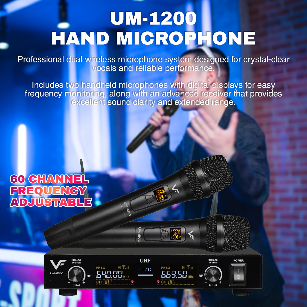 Vinnfier VF Ultra Pro 6 Inch Karaoke Set Amplifier 200W Speaker 400W ...