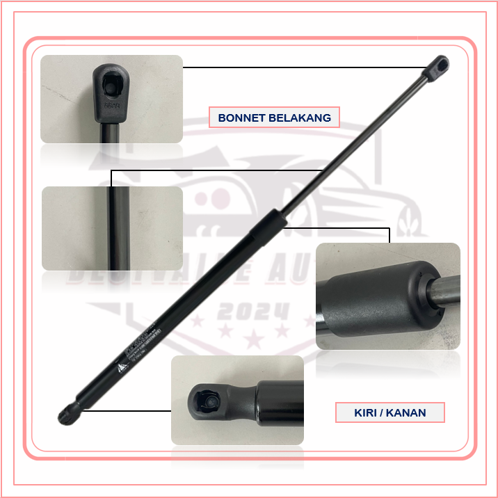 BRV BR-V 2016-2022 REAR BONNET DAMPER BOOT ABSORBER GAS SPRING SET ...