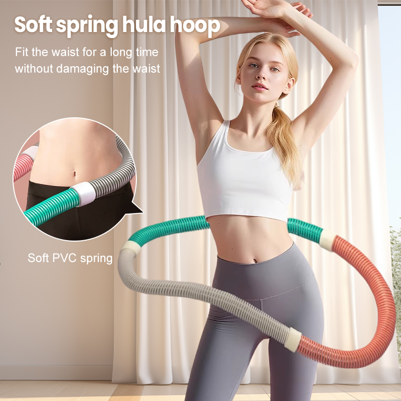 【12H SHIP】Spring Hula Hoop With Extra Weight Waist Twisting Exercise At ...