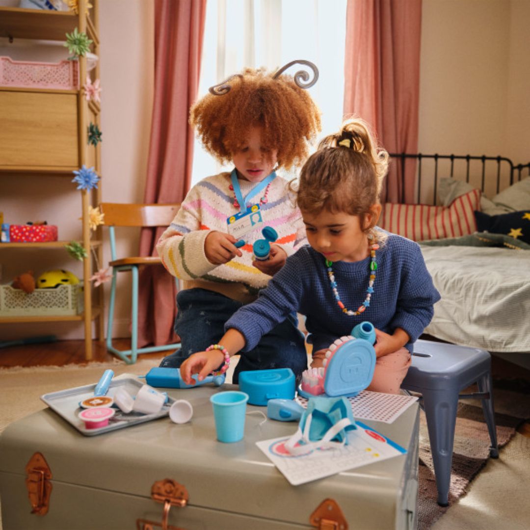 Melissa & Doug - Ensemble De Dentiste Super Smile Avec Ensemble De Jeu D'imitation De Dents Et Accessoires Dentaires (25 Pièces De Jouet) Ensemble De Jeu De Dentiste Pour Enfants à Partir