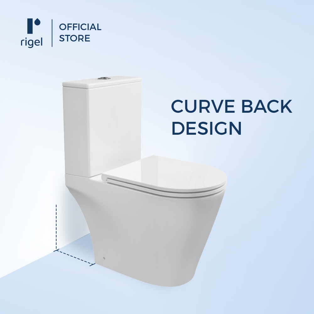 RIGEL Rimless Toilet Bowl WC9030F-HKM Gallant [Bulky] | Shopee Malaysia