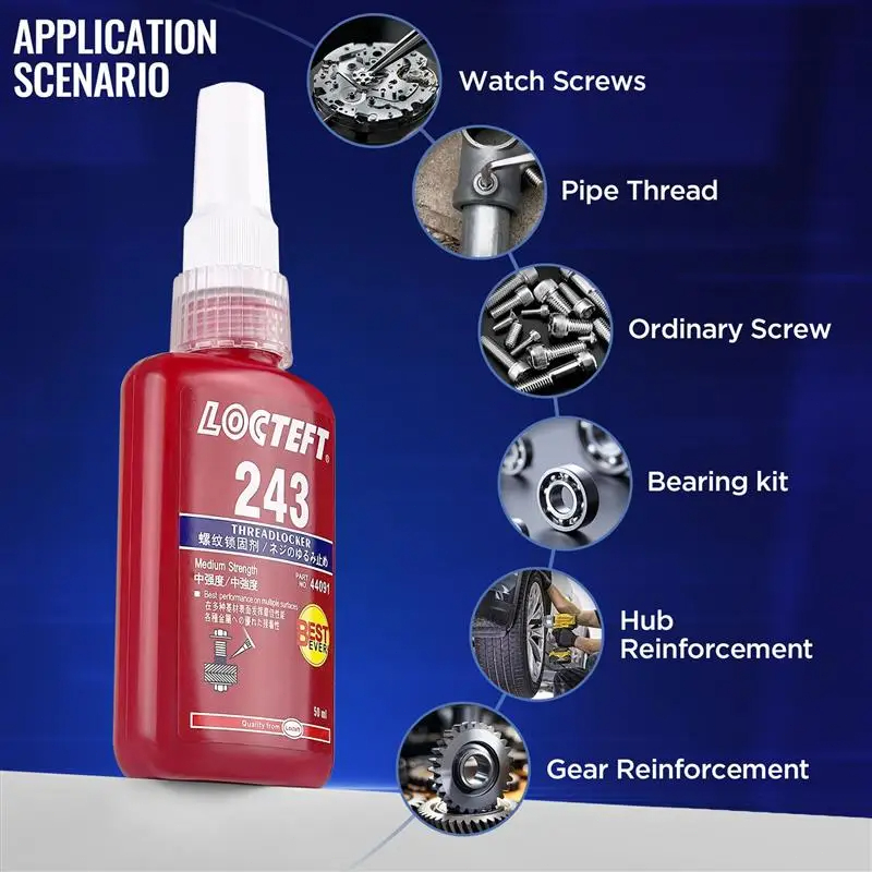 243 277 Threadlocker Adhesive Sealant/Anaerobic Thread Sealing/High ...