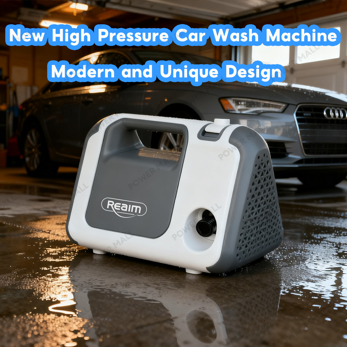 REAIM Water Jet High Pressure Long Gun 850W Heavy Duty Portable Nozzle ...