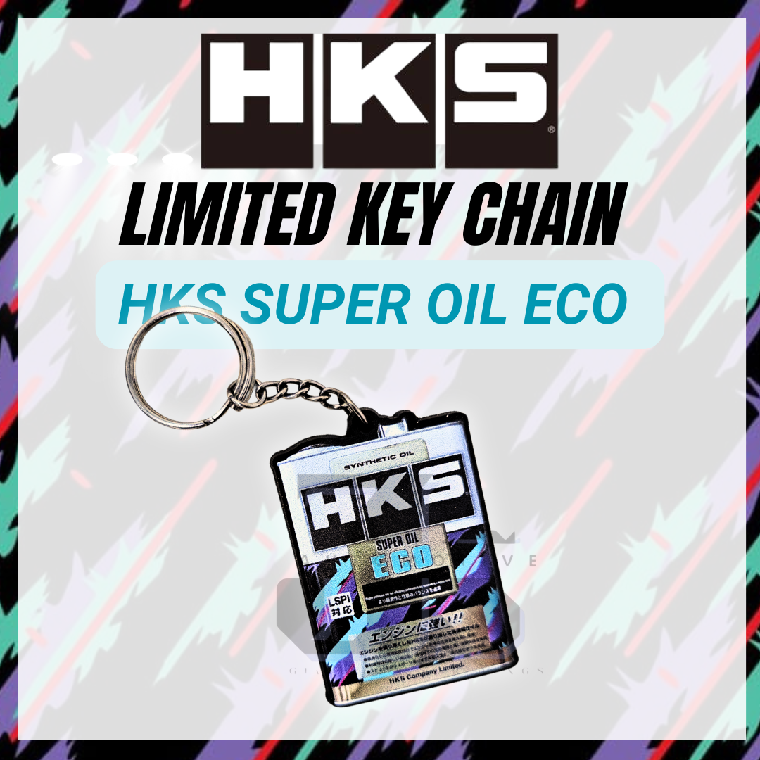 HKS Engine Oil Limited Key Chain ( ECO / PREMIUM) | Shopee Malaysia