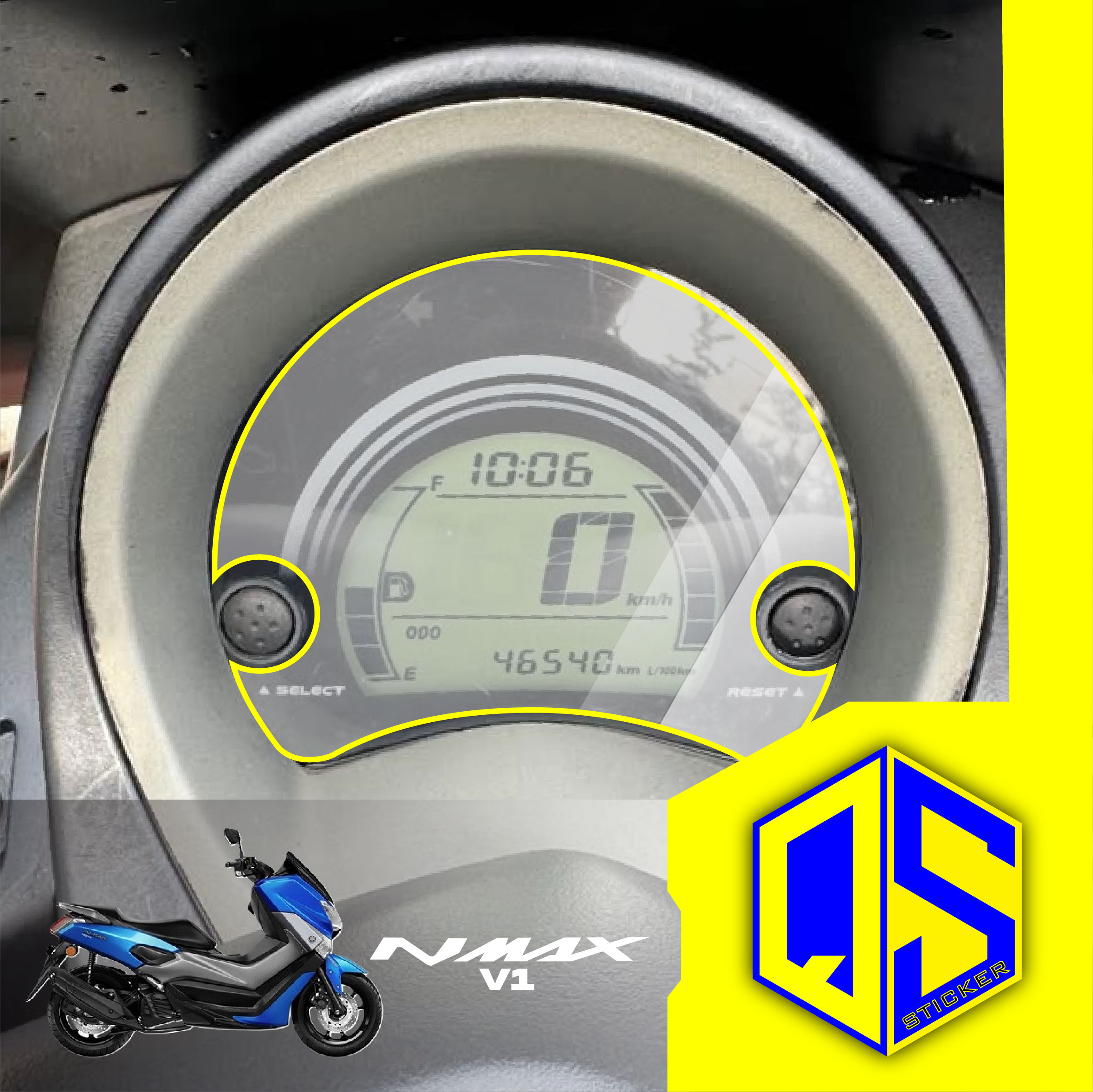 Yamaha Nmax V1 V2 V3 Meter Tinted Headlamp Tinted Screen Protector PPF ...