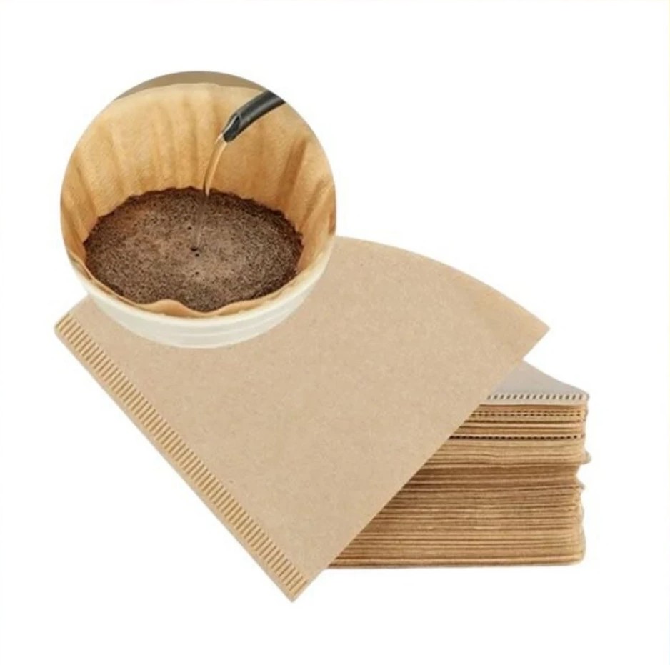 50pcs V-Shape Coffee Filter Bag / V60 Filter Cup Special Coffee Filter ...