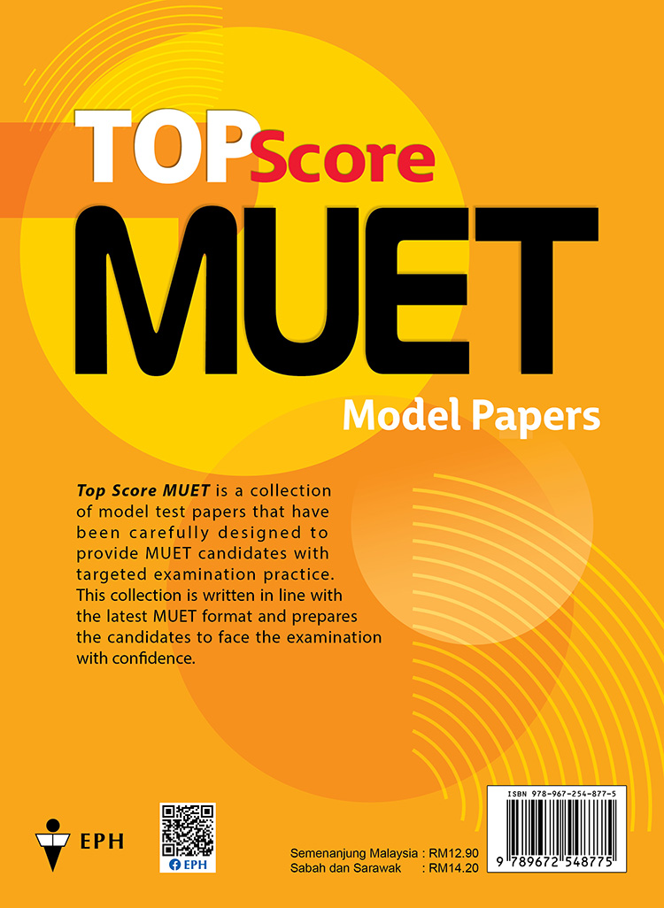EPH(M) Top Score MUET Model Papers (Edition 2025) | Shopee Malaysia