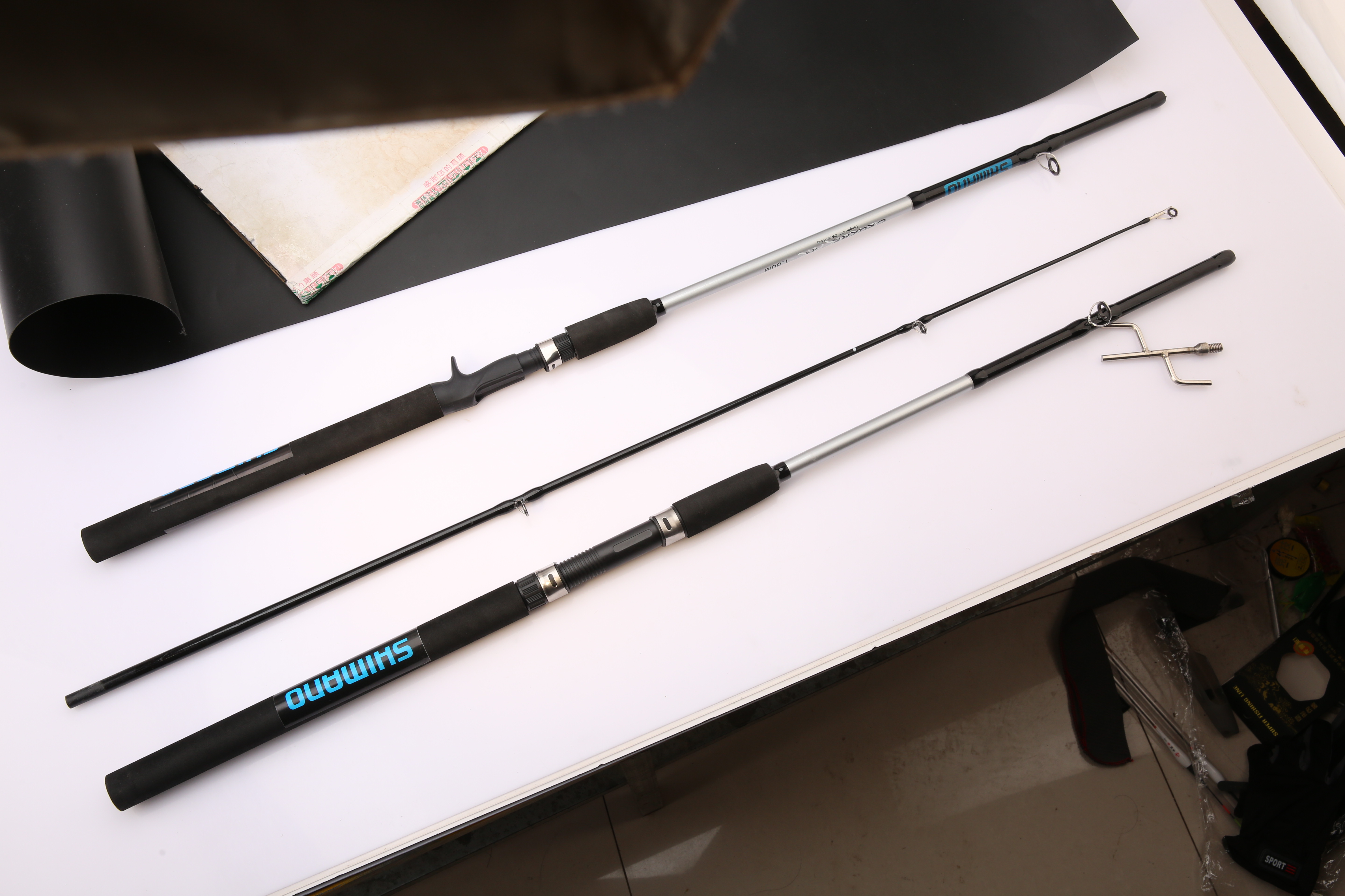 Fishing rod set joran pancing 1 Set Fishing Rod Spinning Reel Fishing ...
