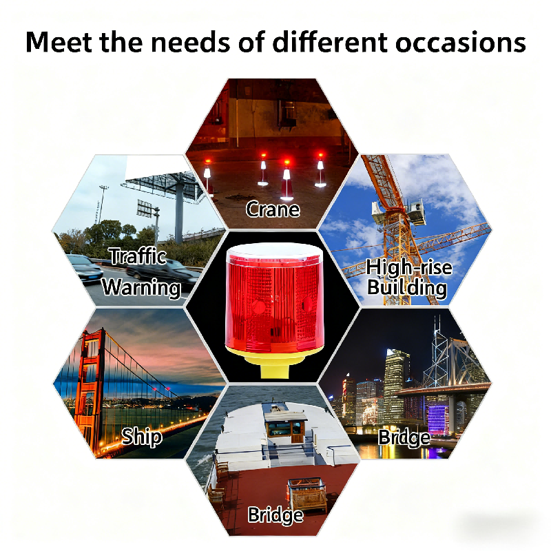 Solar Warning Flash Safety Signal light Warning Light / Emergency Road ...