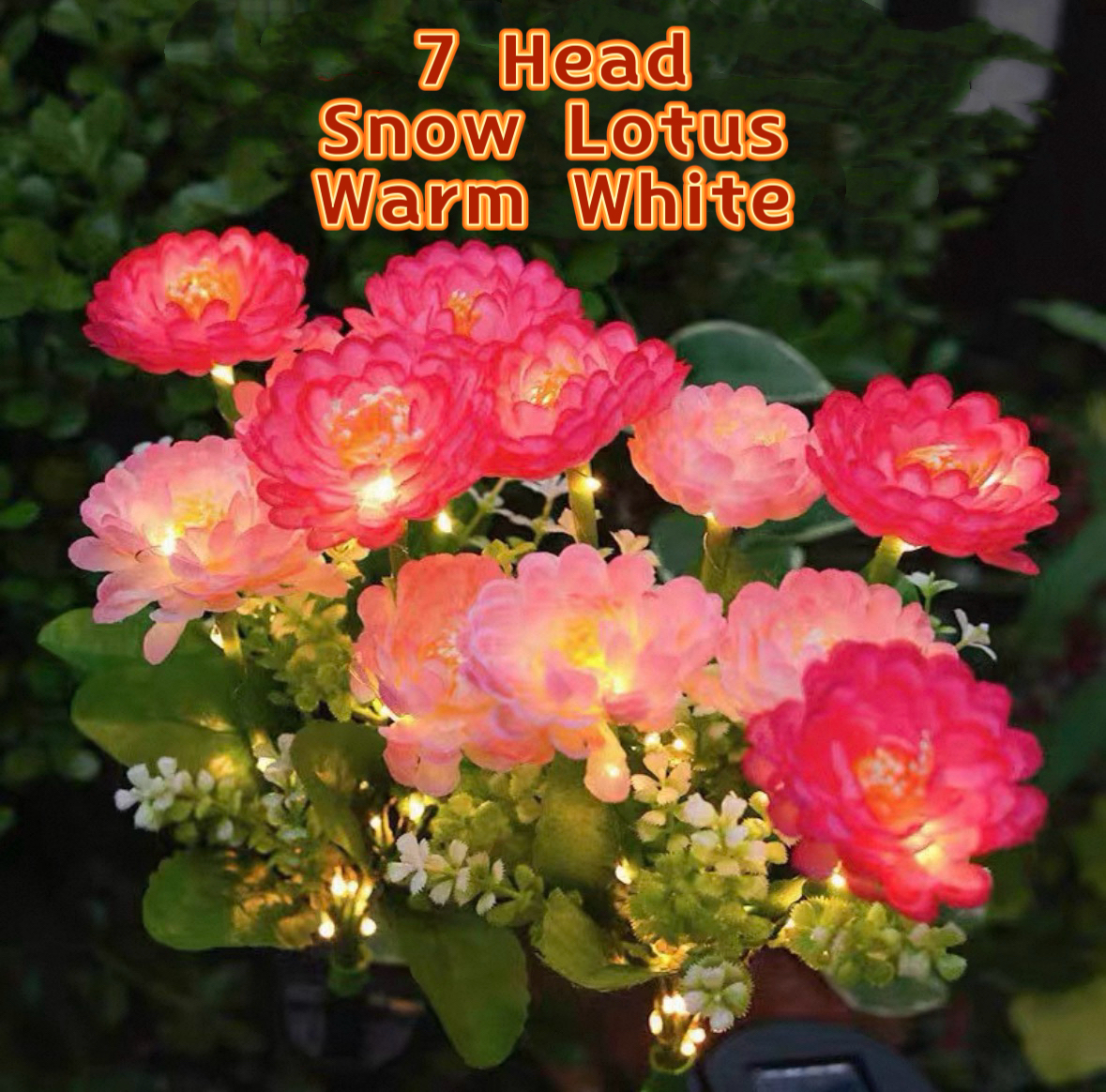 MG SOLAR Lampu Solar Bunga Raya Waterproof | Solar Flowers Light Hiasan ...