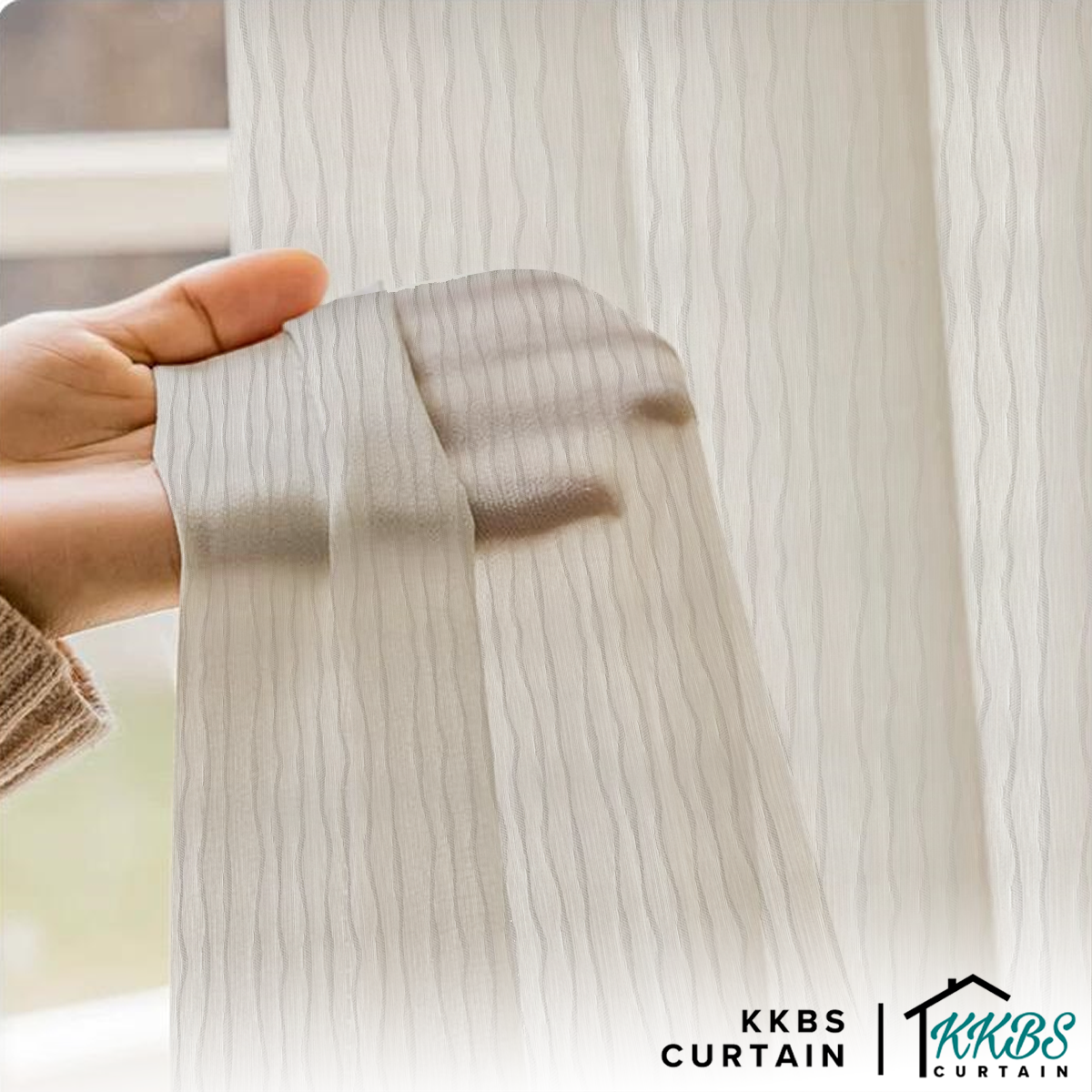 KKBS CURTAIN Nomina Langsir Raya 2026 Sheer Curtain Custom Made Hook ...