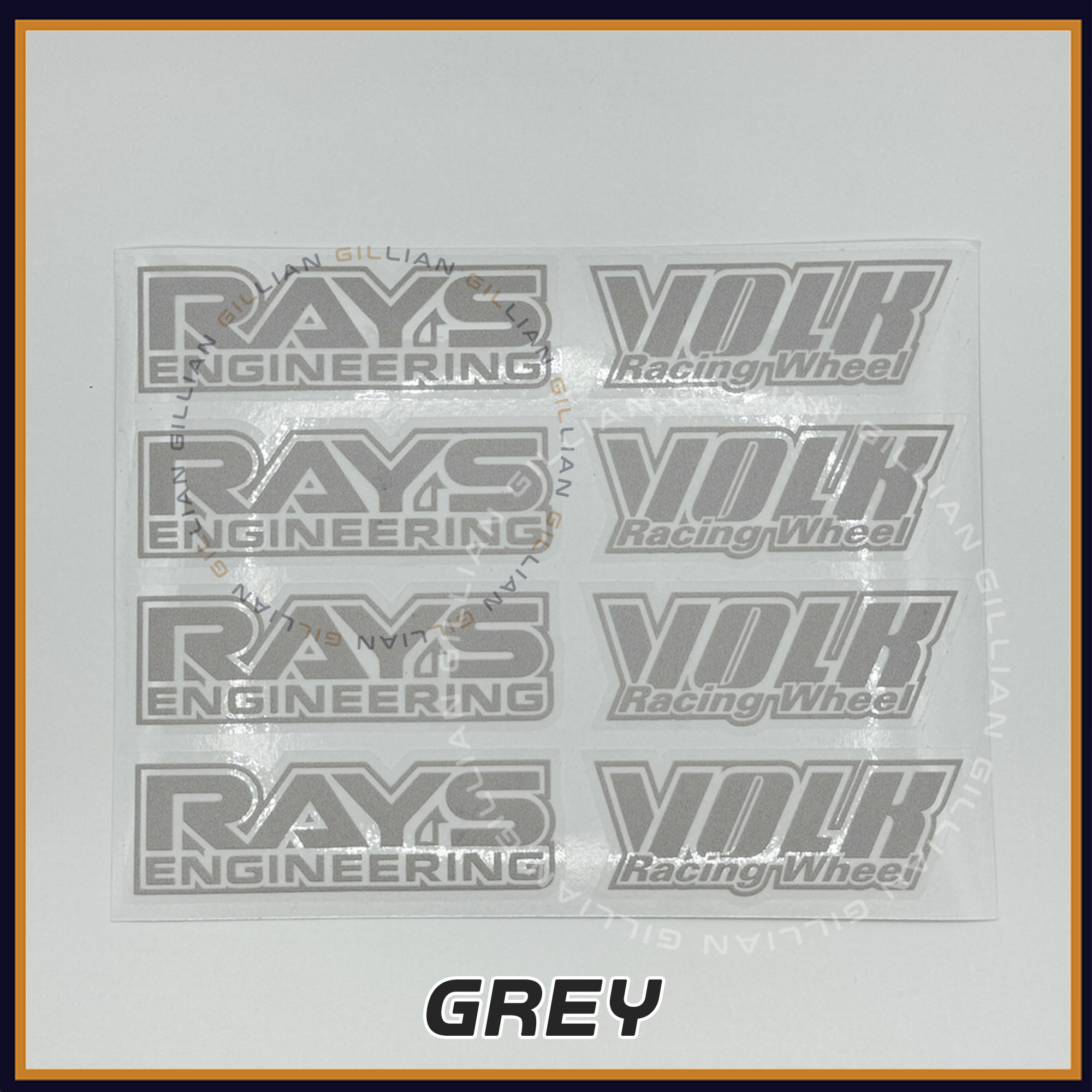 STICKER SPORT RIM TE37 (RAYS VOLK RACING) - [1 SET / 8 PCS] | Shopee ...
