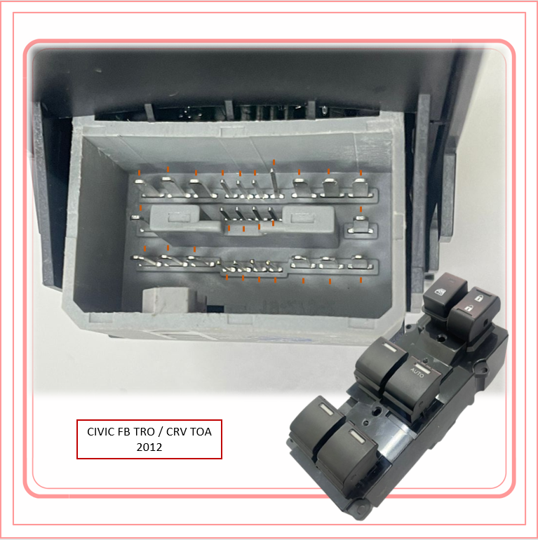 CRV TOA CIVIC FB TRO POWER WINDOW AUTO MAIN SWITCH MASTER SWITCH DRIVER ...