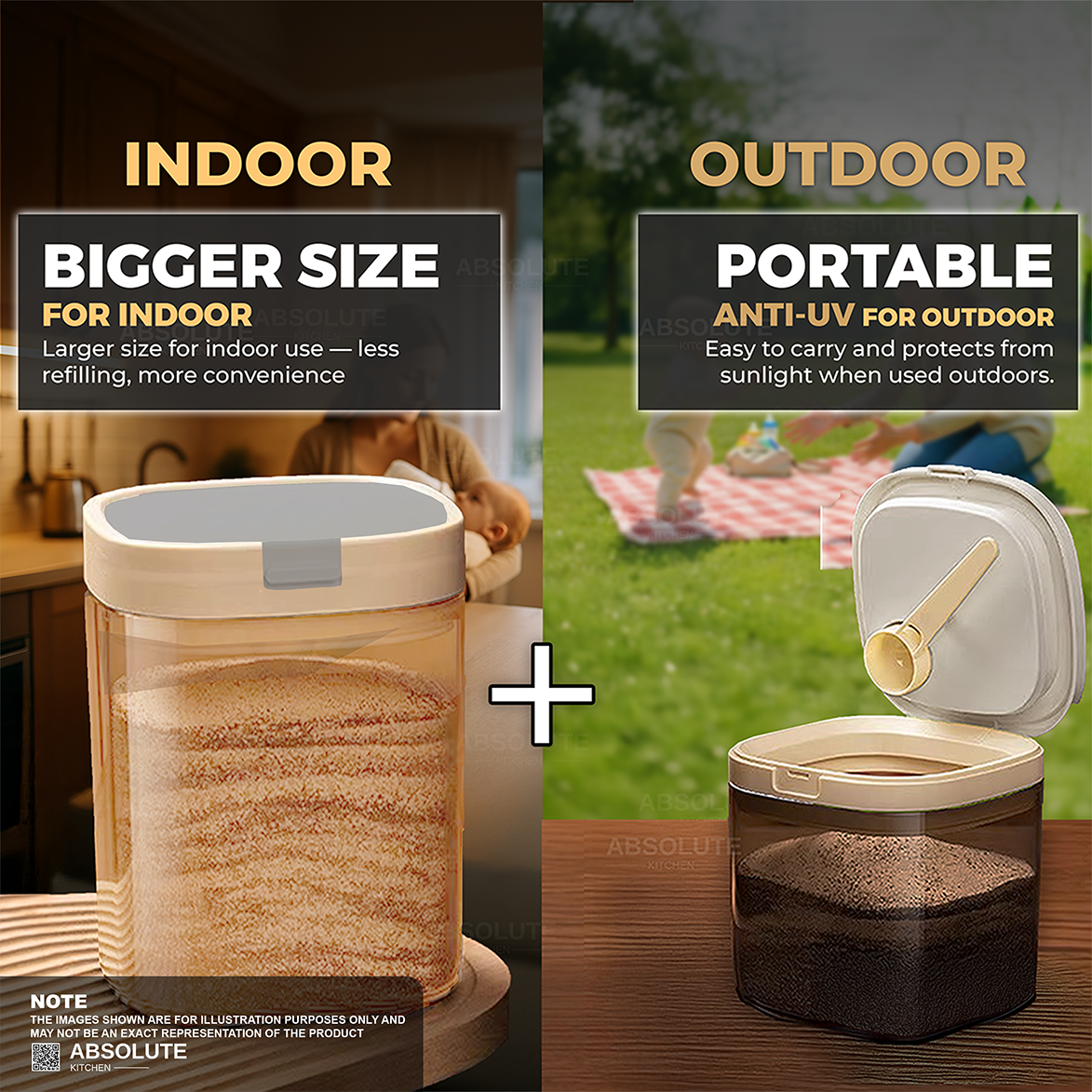 Bekas Susu Baby Kedap Udara Milk Powder Airtight Container Storage ...