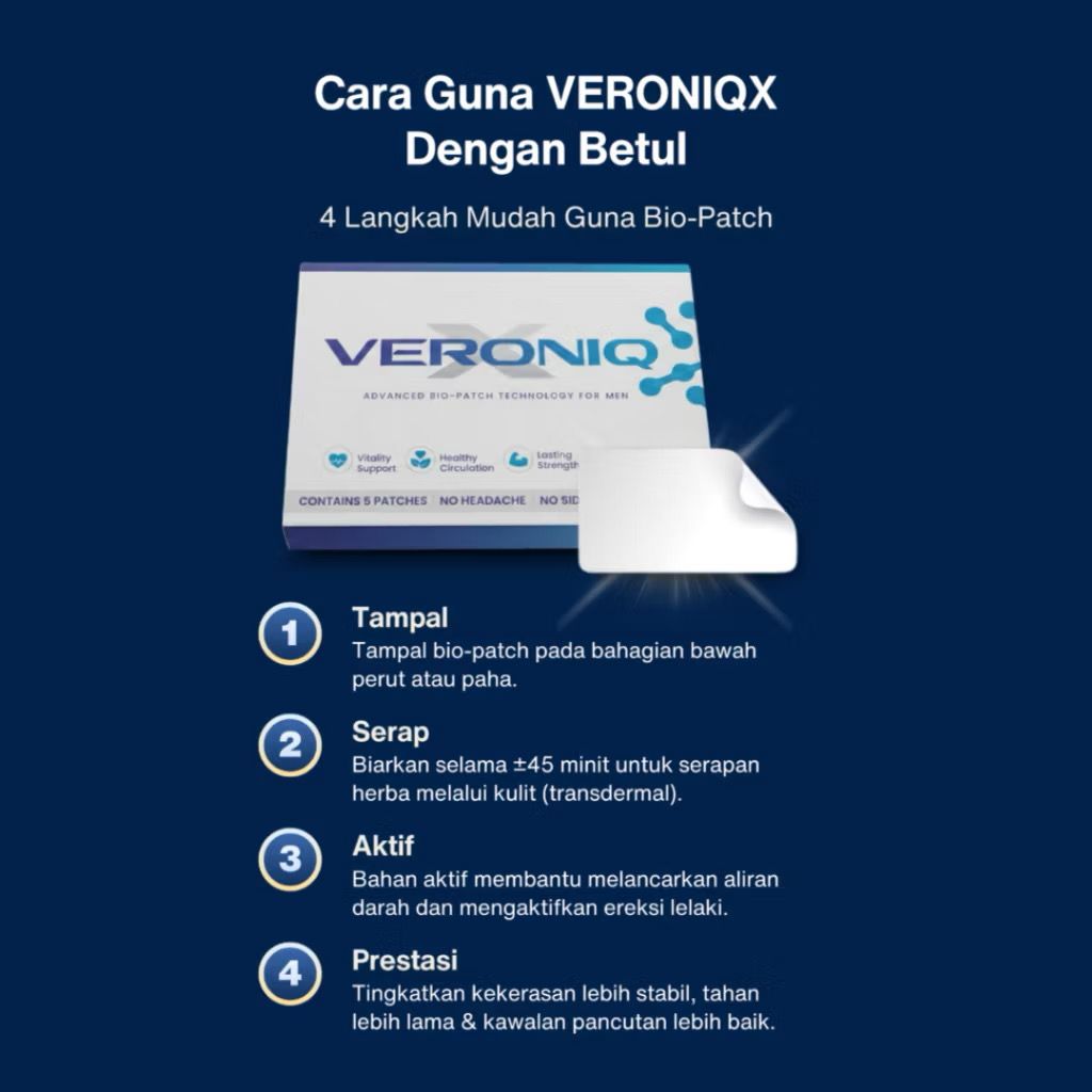 Veroniqx Bio Adv Patch [ORIGINAL] VERONIQ X PATCH BIO PATCH ALL HERBAL ...
