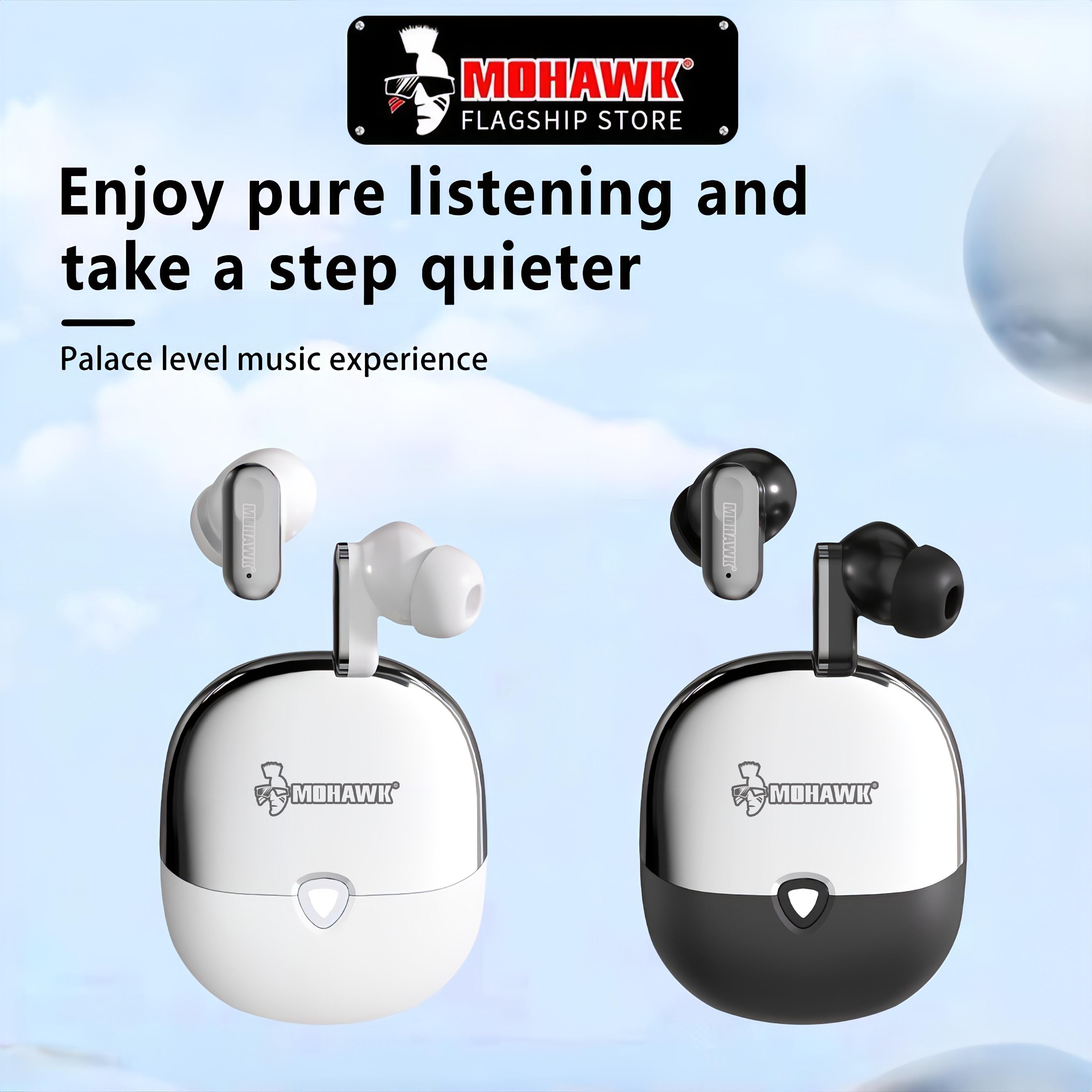 MOHAWK Penjelmaan Suara Stereoskopik 30 Jam Bateri Panjang Bluetooth 5. ...