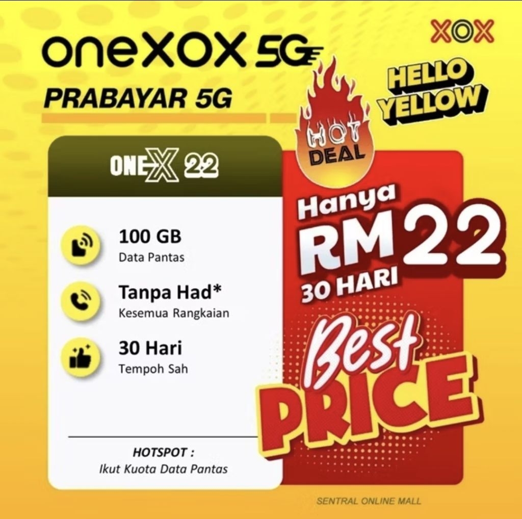 Register Sendiri Self Register One xox prepaid Onexox Sim Kad ONE-X ...