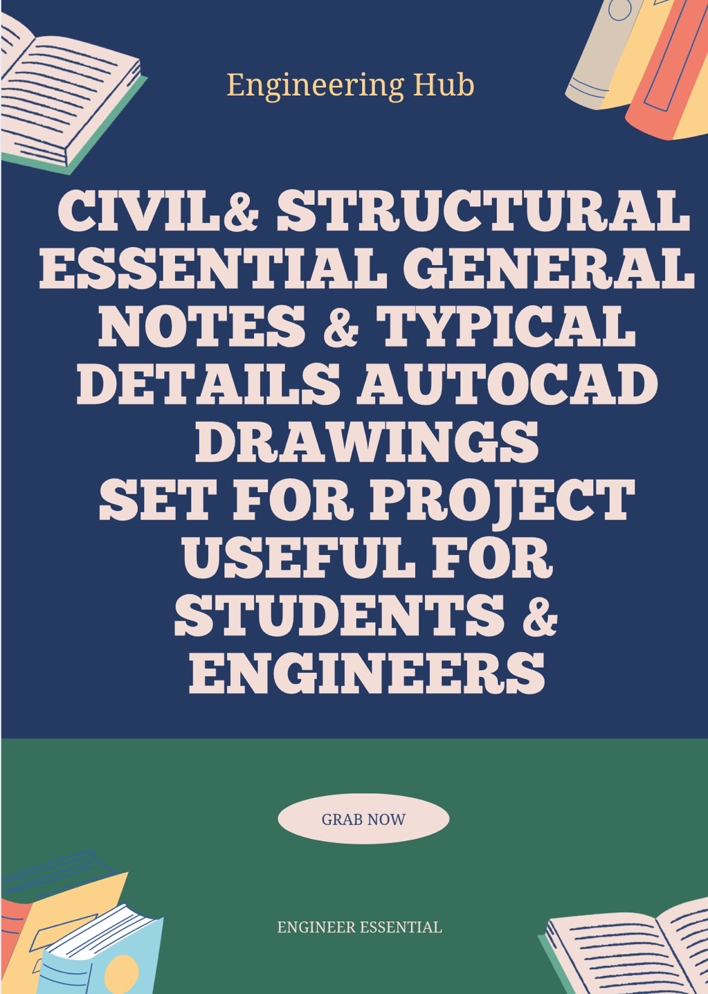 Civil& Structural essential general Notes & typical details autocad ...