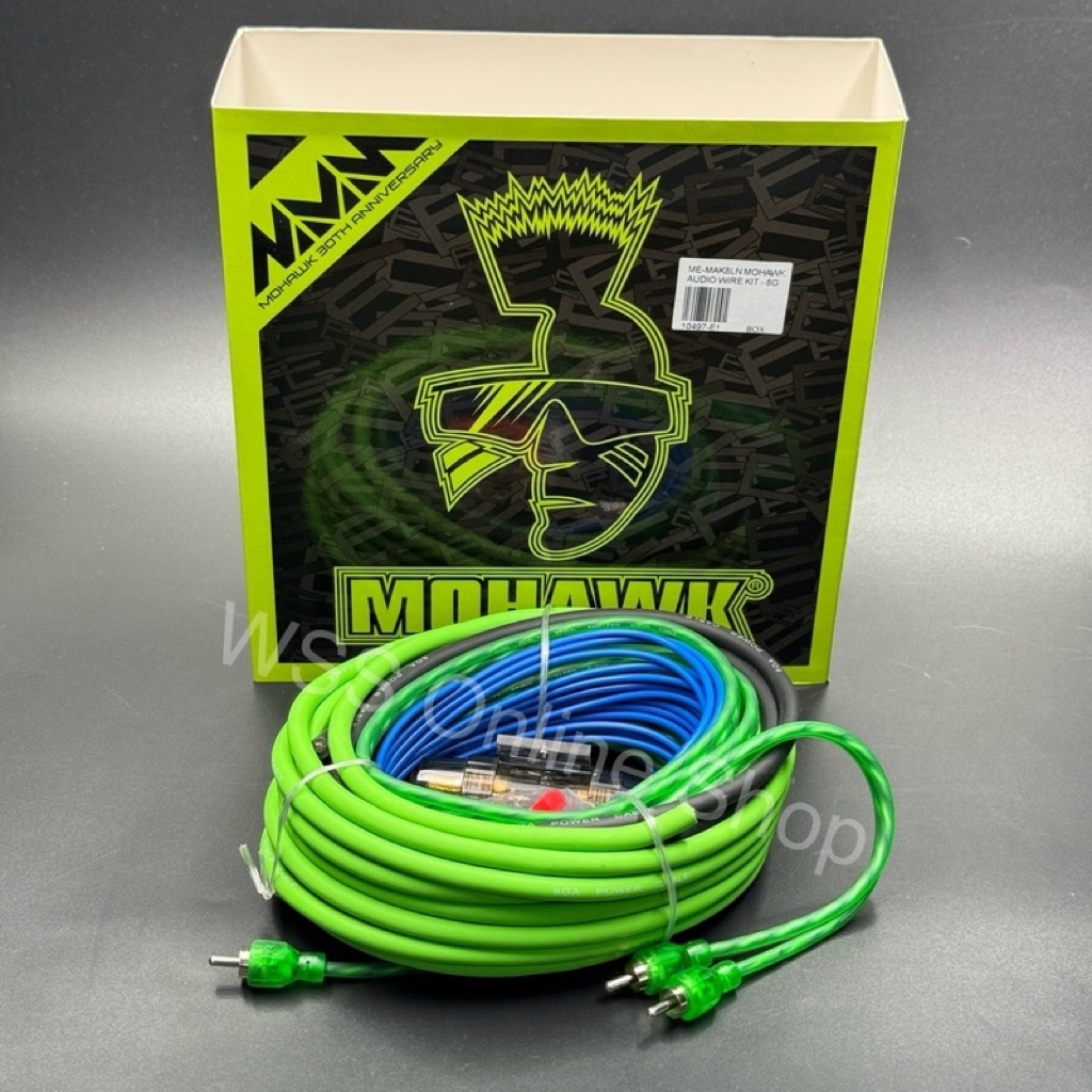 MOHAWK 8 Gauge Low Noice Amplifier Wire Kit (5M) | Shopee Malaysia