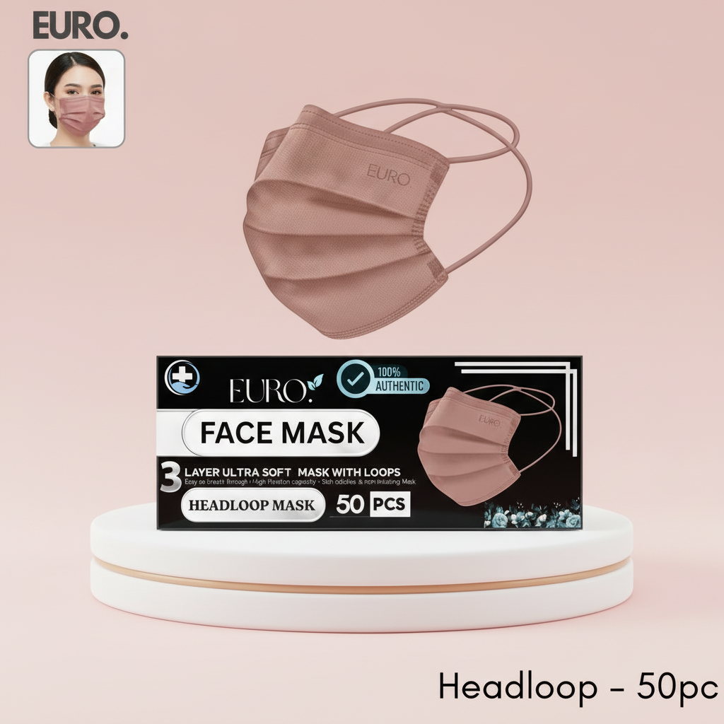 Face Mask Sirim Hijab Mask Headloop Mask & Earloop Mask Adult Black ...