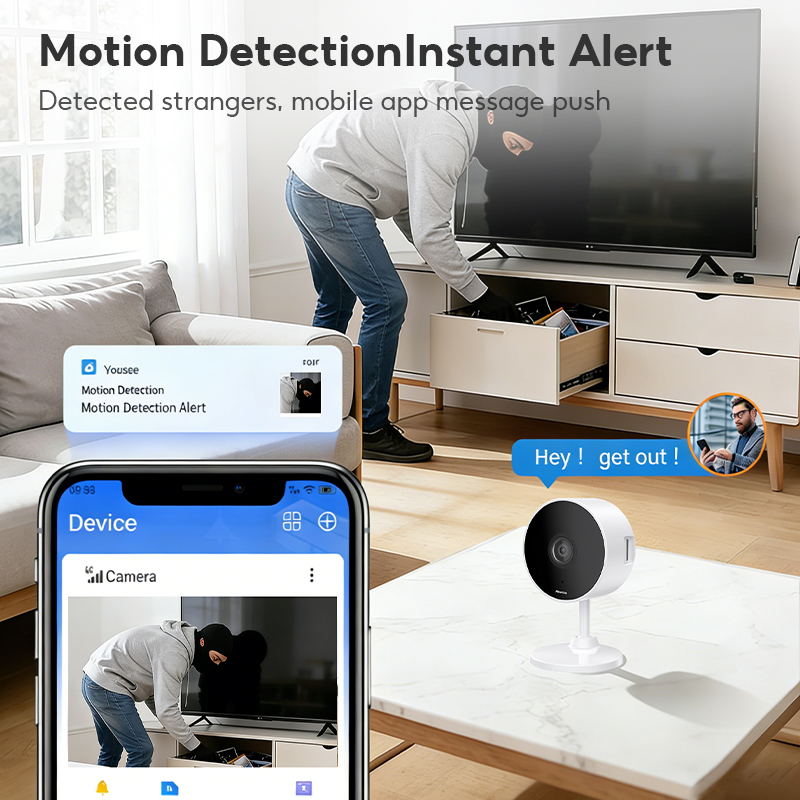 MeeGoo Mini Smart CCTV Camera 3MP HD IP Security Smart Camera Indoor ...