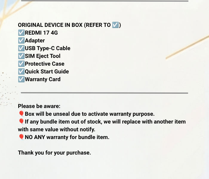 REDMI 17 (4G) [4GB RAM 128GB ROM] | Shopee Malaysia