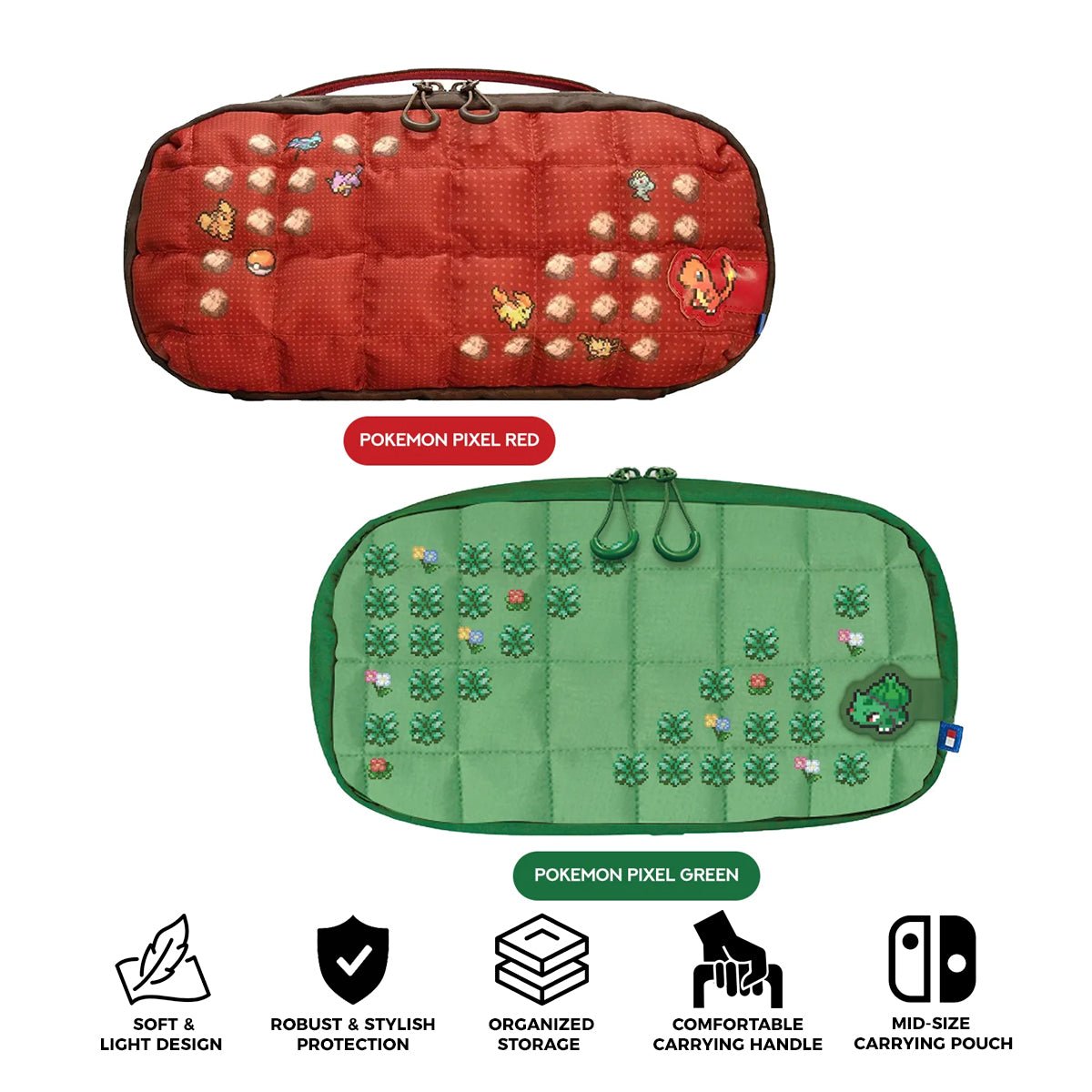 【10.25 SALE】 HORI 30TH Anniversary Pokémon Adventure Pack | Puff Pouch ...