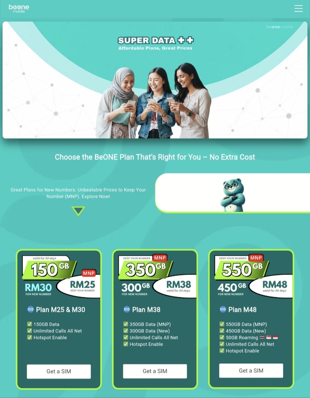 BeONE Mobile 5G - Simkad Unlimited Data Speed, Call dan Hotspot - Self ...