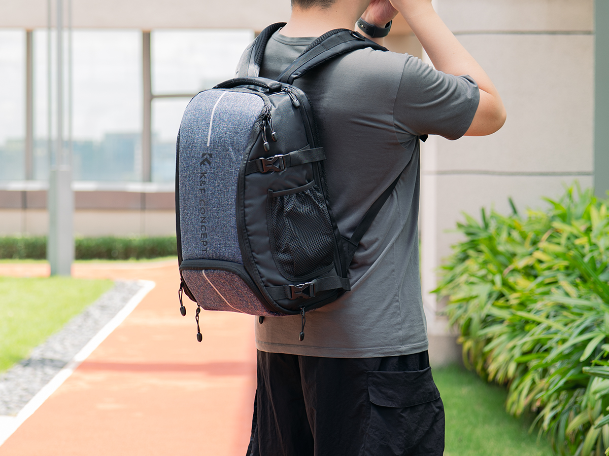 K&F CONCEPT 25L Camera Backpack Beg Kamera Multifungsi Waterproof DSLR ...