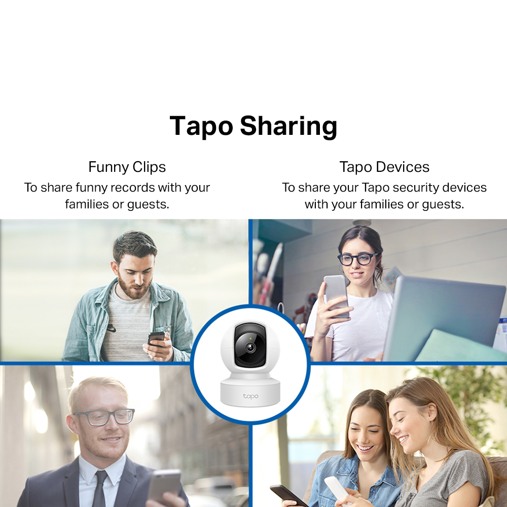 TP-Link Tapo C202 CCTV WiFi Dalaman 1080p FHD | 360° Pan/Tilt, AI ...